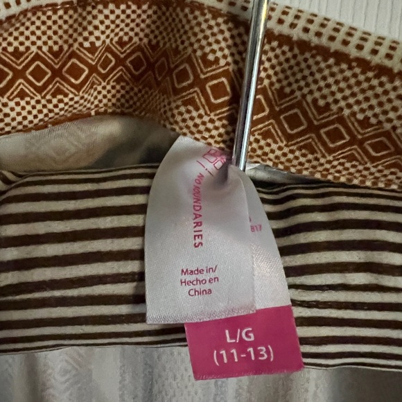 Striped Sleeveless Button-Down Dress - Picture 7 of 7